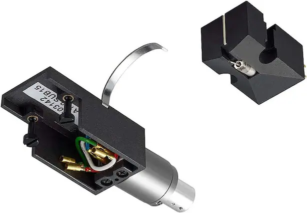 Front. Denon - DL-A110 MC Phono Cartridge - Gray.