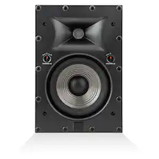 Front. JBL - Studio 6 6.5" 2-Way In-Wall Speaker with Compression Tweeter (Each) - Black.