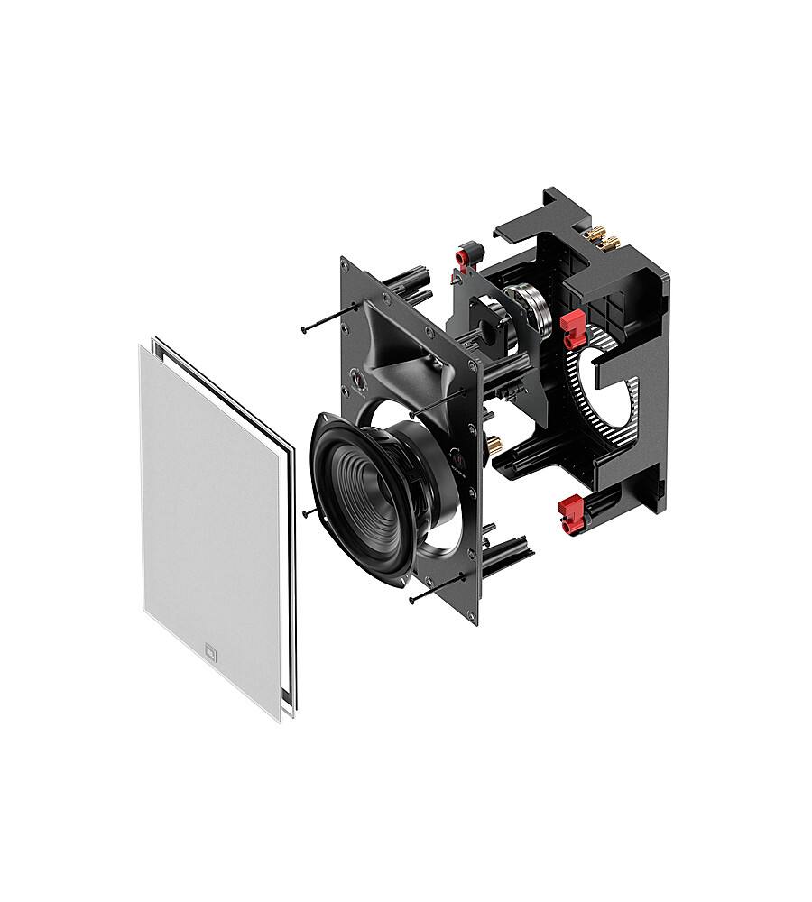 Alt View 11. JBL - Studio 6 6.5" 2-Way In-Wall Speaker with Compression Tweeter (Each) - Black.