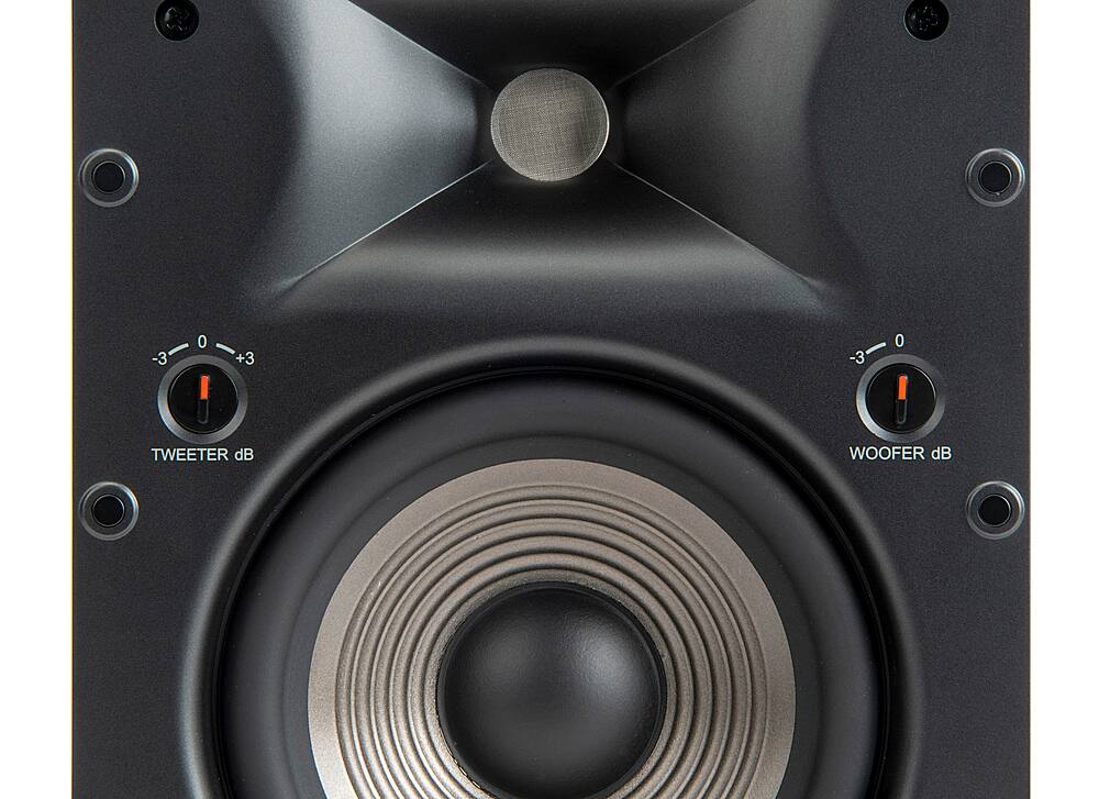 Alt View 20. JBL - Studio 6 6.5" 2-Way In-Wall Speaker with Compression Tweeter (Each) - Black.