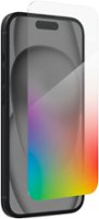 ZAGG - InvisibleShield Glass Elite VisionGuard Blue Light Filtering Screen Protector for Apple iPhone 15 - Clear - Angle_Zoom