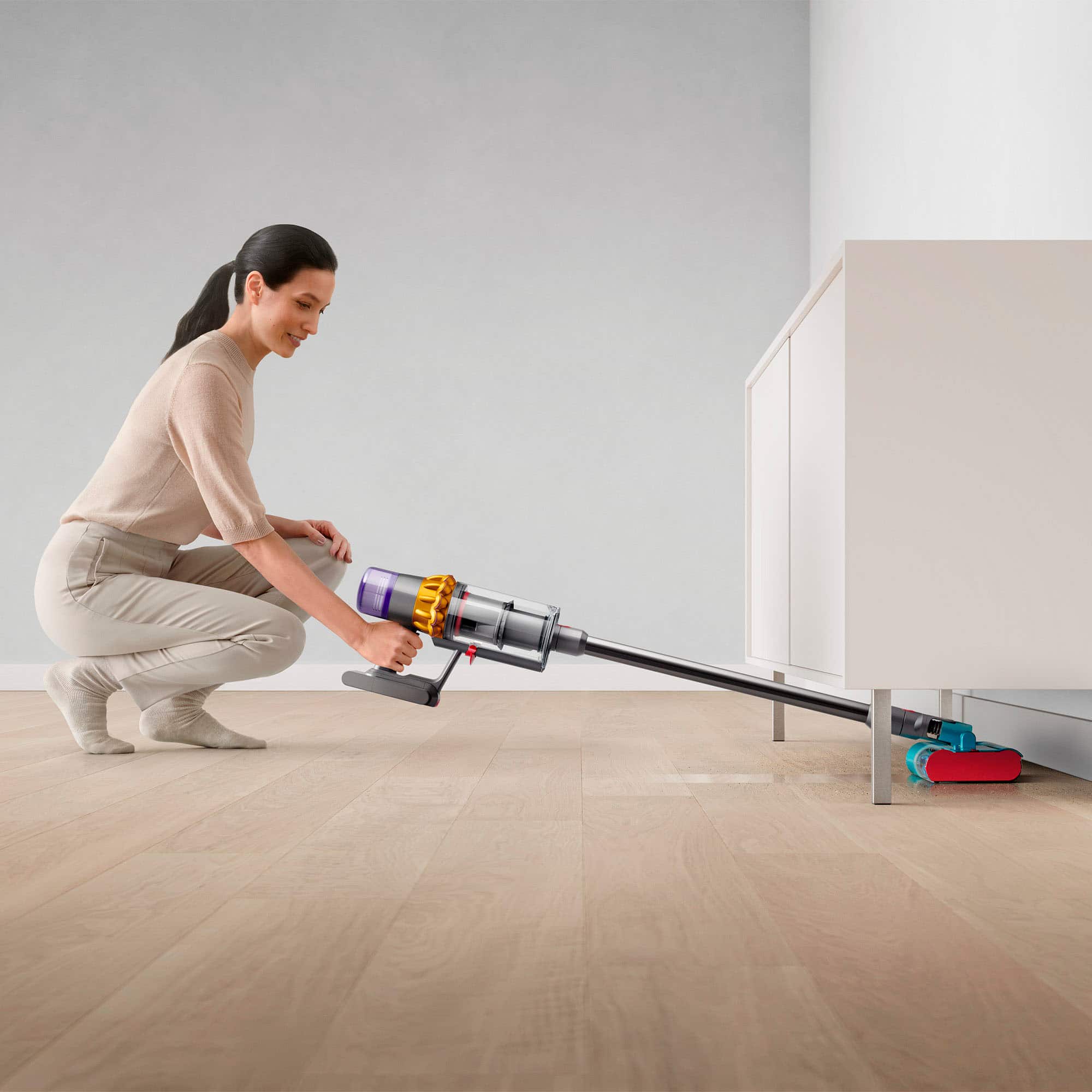 Alt View 15. Dyson - V15s Detect Submarine Cordless Vacuum with 10 accessories - Yellow/Nickel.