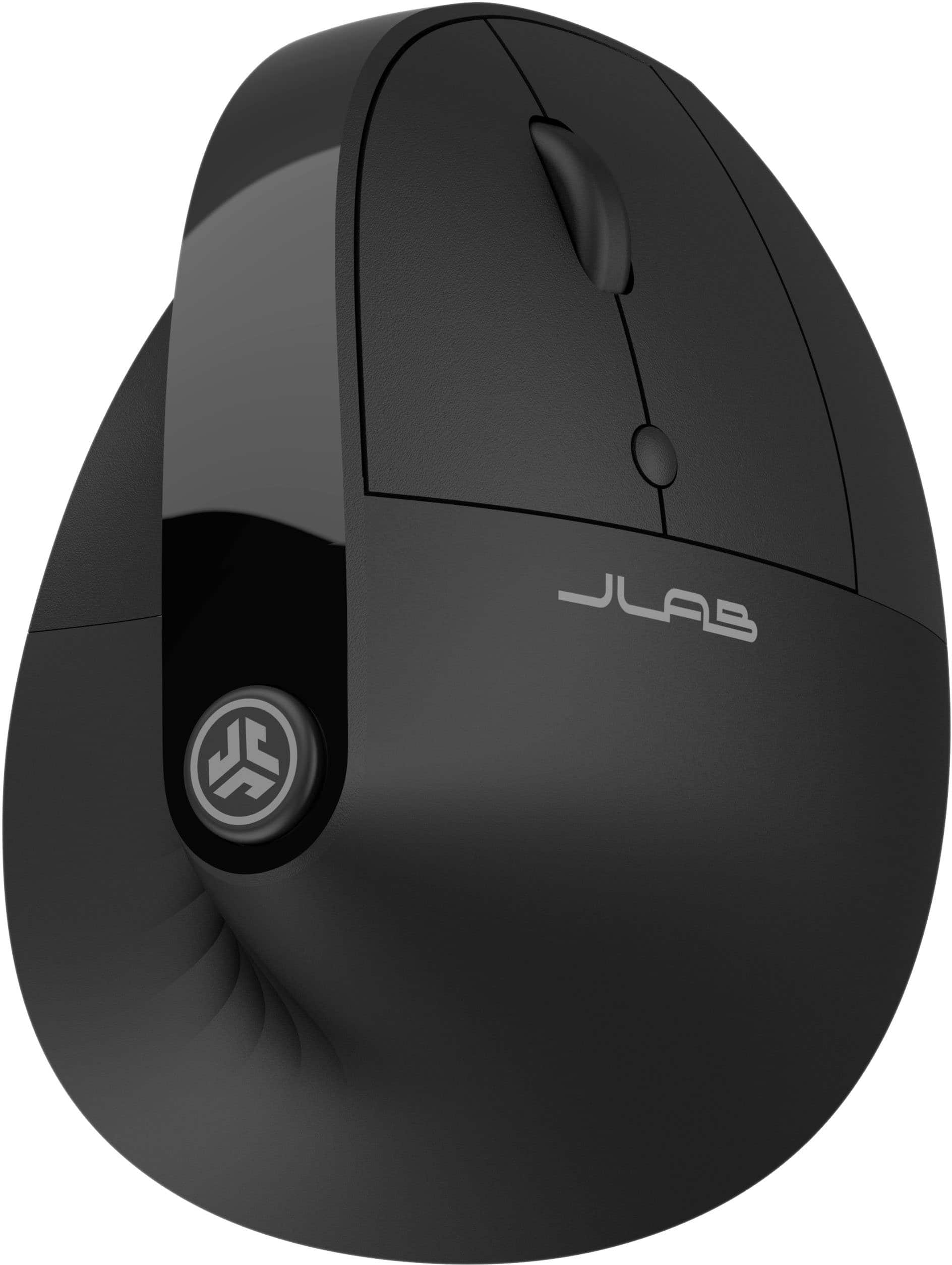 Alt View 11. JLab - JBuds Ergonomic Wireless Mouse - Black.
