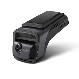 Front. THINKWARE - U3000 4K UHD 1CH Front Dash Cam with Built-in GPS, Wi-Fi and Radar - Black.