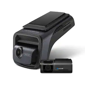 Front. THINKWARE - U3000 4K UHD Front and 2K QHD Rear Dash Cam with Built-in GPS, WiFi and Radar - Black.