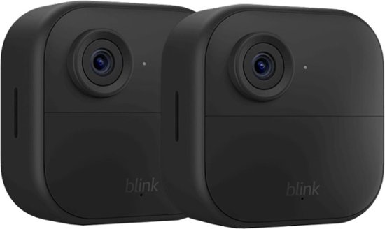 Blink Outdoor 4 2-Camera Wireless 1080p Security System with Up to Two-year  Battery Life Black B0B1N6B8QT - Best Buy