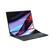 Left. ASUS - Zenbook Pro 14.5" WQXGA 120Hz Touch Laptop - Intel 13 Gen Core i9 with 32GB Memory - NVIDIA RTX 4060 8GB - 1TB SSD - Black.