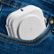 Alt View Zoom 15. Best Buy essentials™ - 2-in-1 Magnetic Wireless Charging Pad for iPhone & Qi Compatible devices and Apple Watch charger holder - White - White.