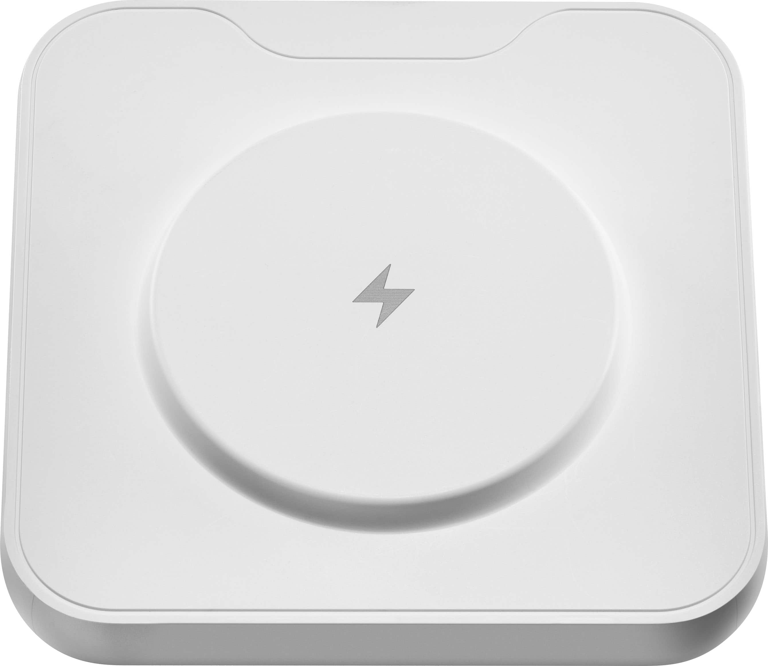 Alt View 22. Best Buy essentials™ - 2-in-1 15W Wireless Charger Kit with Watch Charger Holder for iPhone, Samsung and More Qi Devices - White.