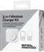 Alt View 13. Best Buy essentials™ - 2-in-1 15W Wireless Charger Kit with Watch Charger Holder for iPhone, Samsung and More Qi Devices - White.