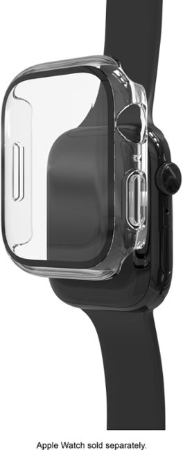 ZAGG - InvisibleShield Glass Elite 360 Bumper Screen Protection for Apple Watch Series 7, 8 & 9 45mm & SE/4, 5 & 6 44mm - Clear_1