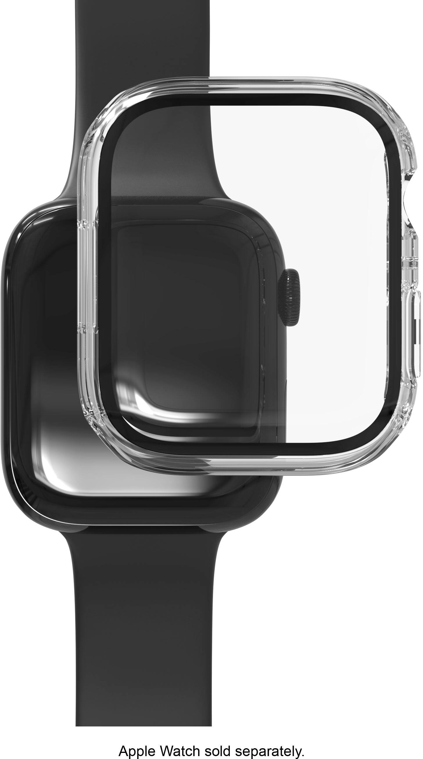 Alt View 12. ZAGG - InvisibleShield Glass Elite 360 Bumper Screen Protection for Apple Watch Series 7, 8 & 9 45mm & SE/4, 5 & 6 44mm - Clear.