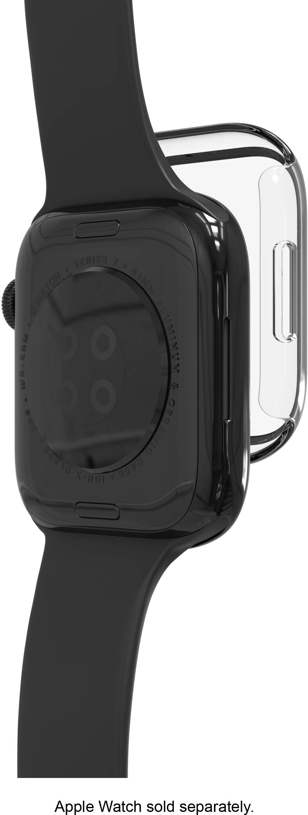 Alt View 13. ZAGG - InvisibleShield Glass Elite 360 Bumper Screen Protection for Apple Watch Series 7, 8 & 9 45mm & SE/4, 5 & 6 44mm - Clear.