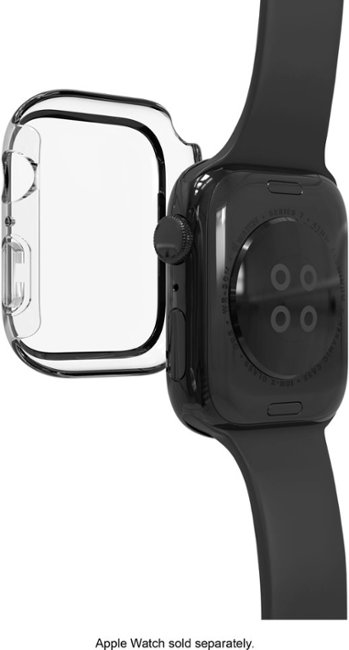 ZAGG - InvisibleShield Glass Elite 360 Bumper Screen Protection for Apple Watch Series 7, 8 & 9 45mm & SE/4, 5 & 6 44mm - Clear_4