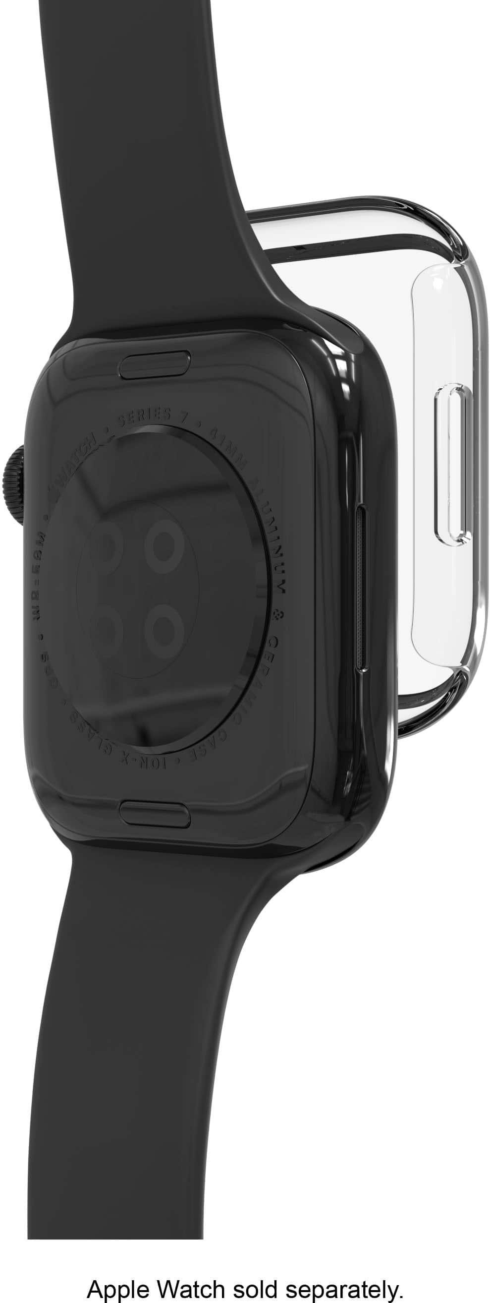 Alt View 13. ZAGG - InvisibleShield Glass Elite 360 Bumper Screen Protection for Apple Watch Series 7, 8 & 9 41mm & SE, 4, 5 & 6 40mm - Clear.