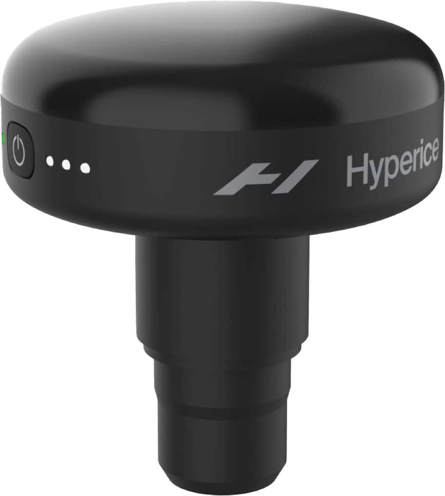 Front. Hyperice - Heated Head Attachment - Black.