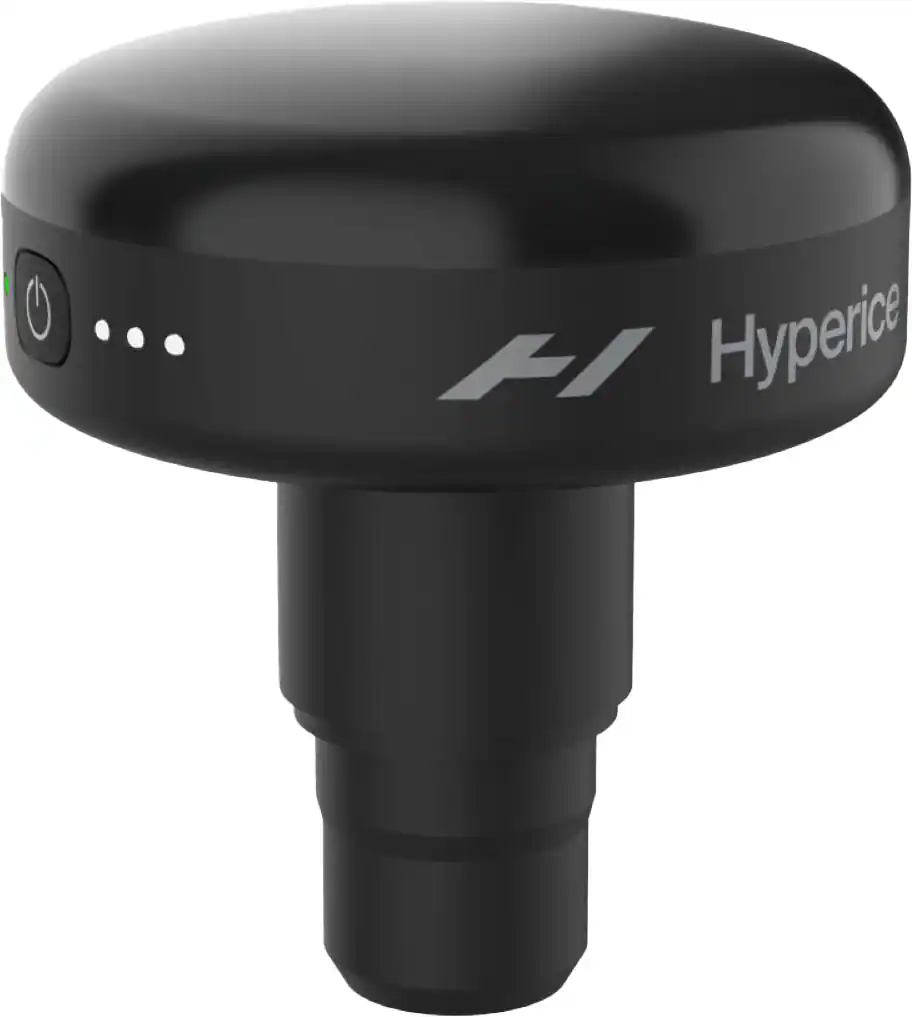 Front. Hyperice - Heated Head Attachment - Black.