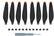 Alt View 17. Digipower - Propellers for DJI Mini 3 Pro & Mini 4 Pro (8-Count) - Black.