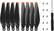 Alt View 14. Digipower - Carbon-Fiber Propellers for DJI Mini 3 & Mini 4 Pro (8-Count) - Black.