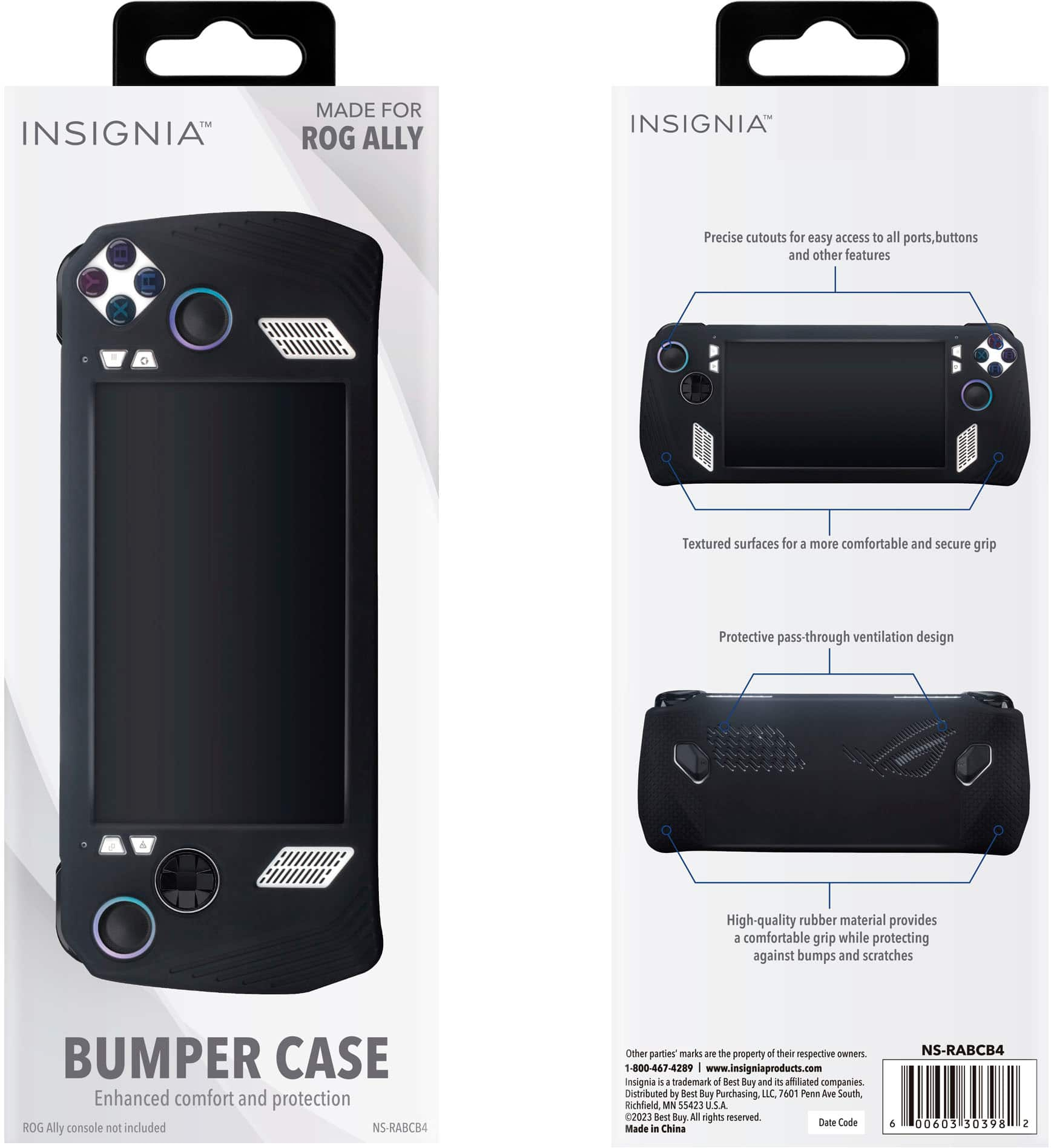 Insignia™ Bumper Case for ROG Ally Black NS-RABCB4 - Best Buy