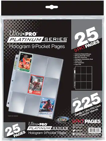 ultra pro 9 pocket card sleeves Ultra Pro 9-pocket Pages Pack Of 10