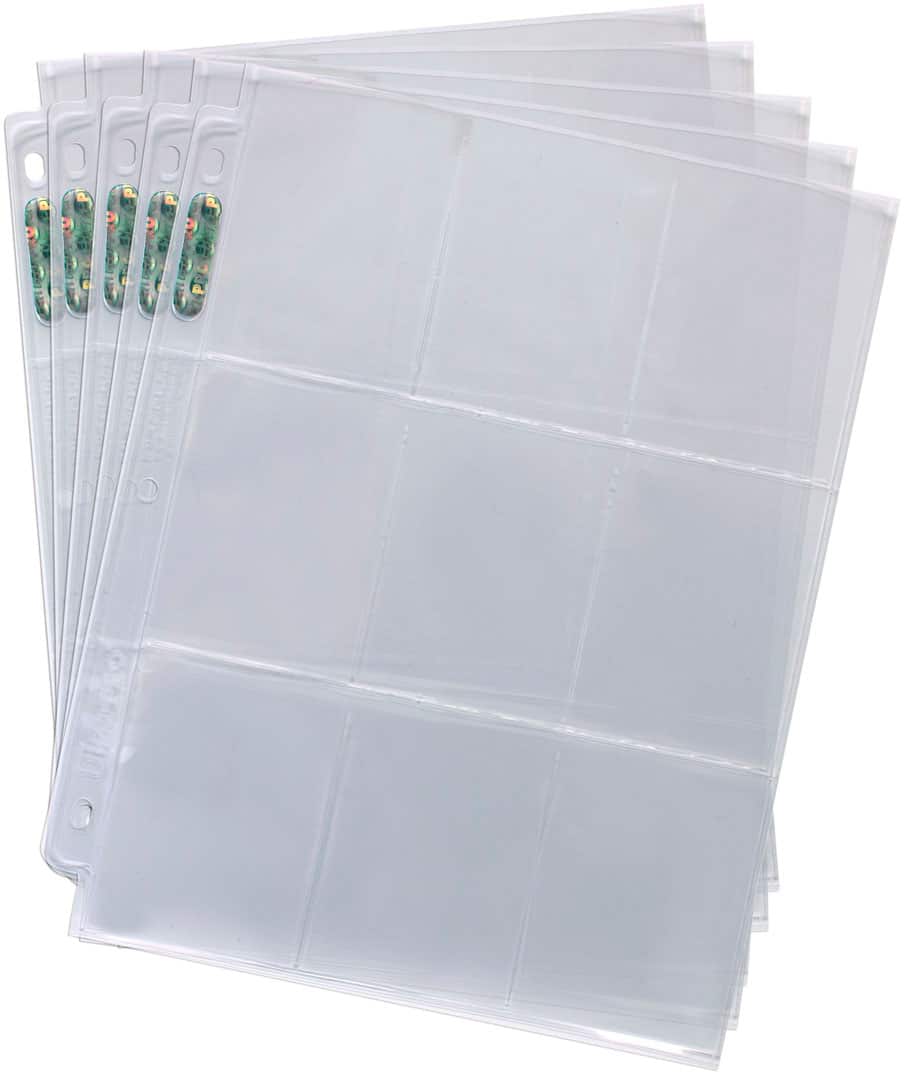 Left. Ultra PRO - Platinum Series 9-Pocket Pages 25-Count Retail Pack.