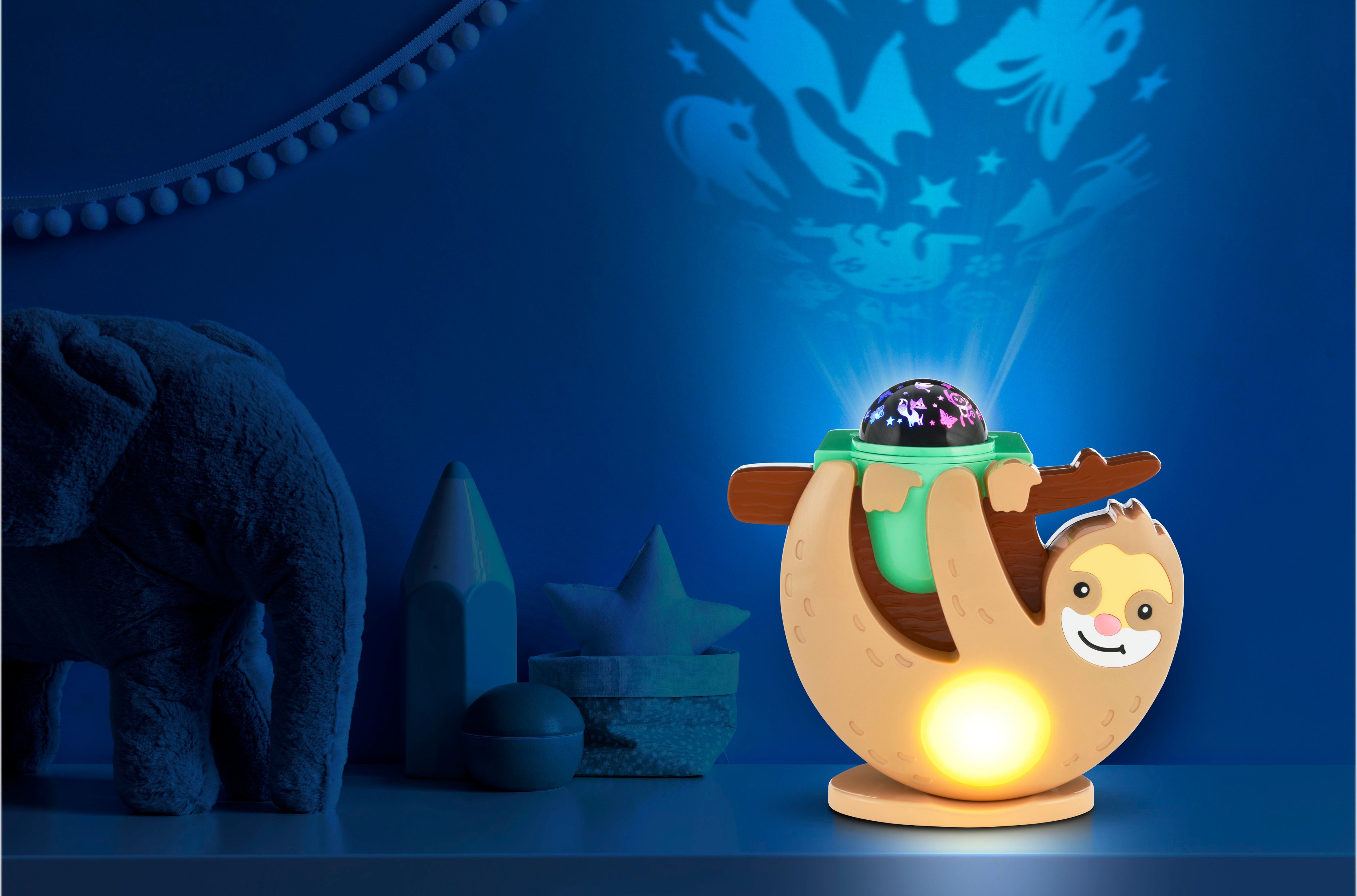 Soothing Sleep Elephant - With Starlight Projector Light