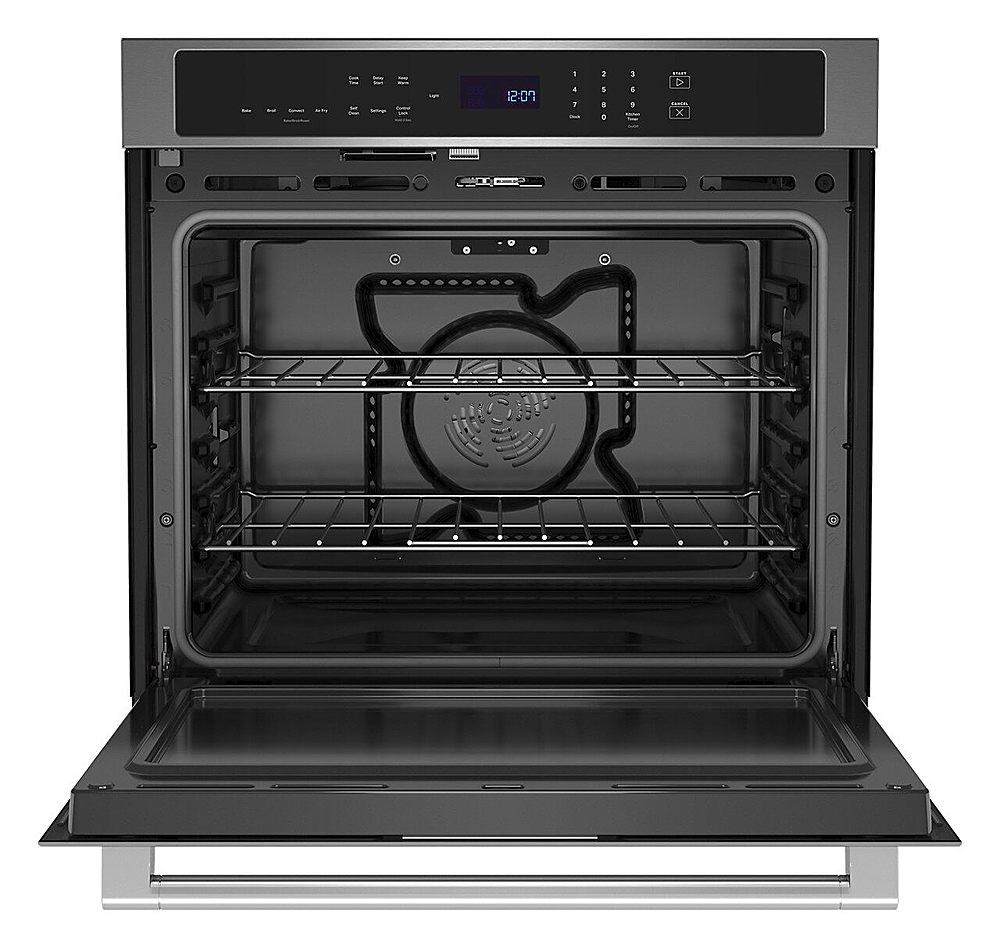 MOEC6030LZ in Fingerprint Resistant Stainless Steel by Maytag in Worcester,  MA - 30-inch Wall Oven Microwave Combo with Air Fry and Basket - 6.4 cu. ft.