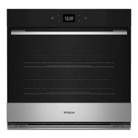 Whirlpool - 30" Smart Built-In Single Electric Wall Oven with Air Fry - Stainless Steel - Front_Zoom