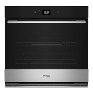 Whirlpool - 30" Smart Built-In Single Electric Wall Oven with Air Fry - Stainless Steel