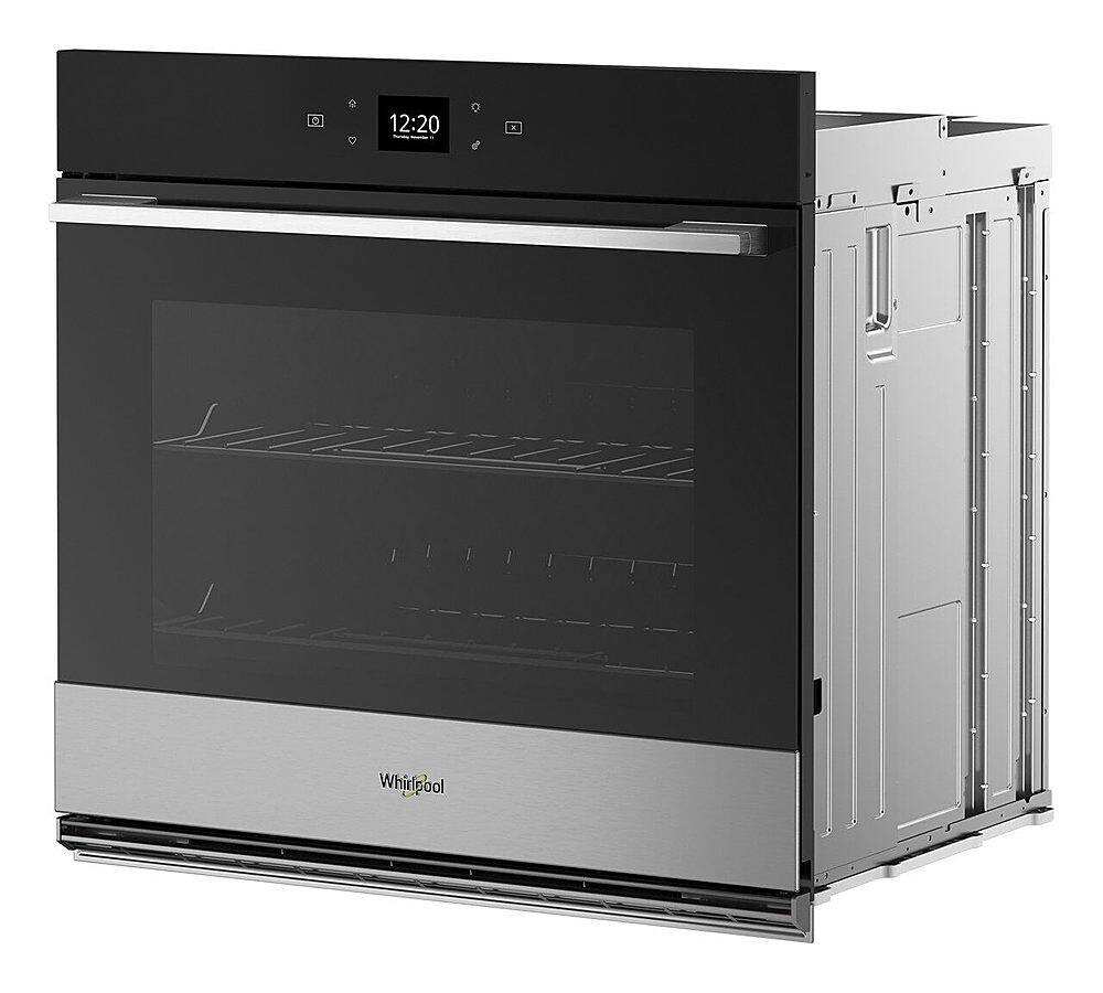 Alt View 1. Whirlpool - 30" Smart Built-In Single Electric Wall Oven with Air Fry - Stainless Steel.