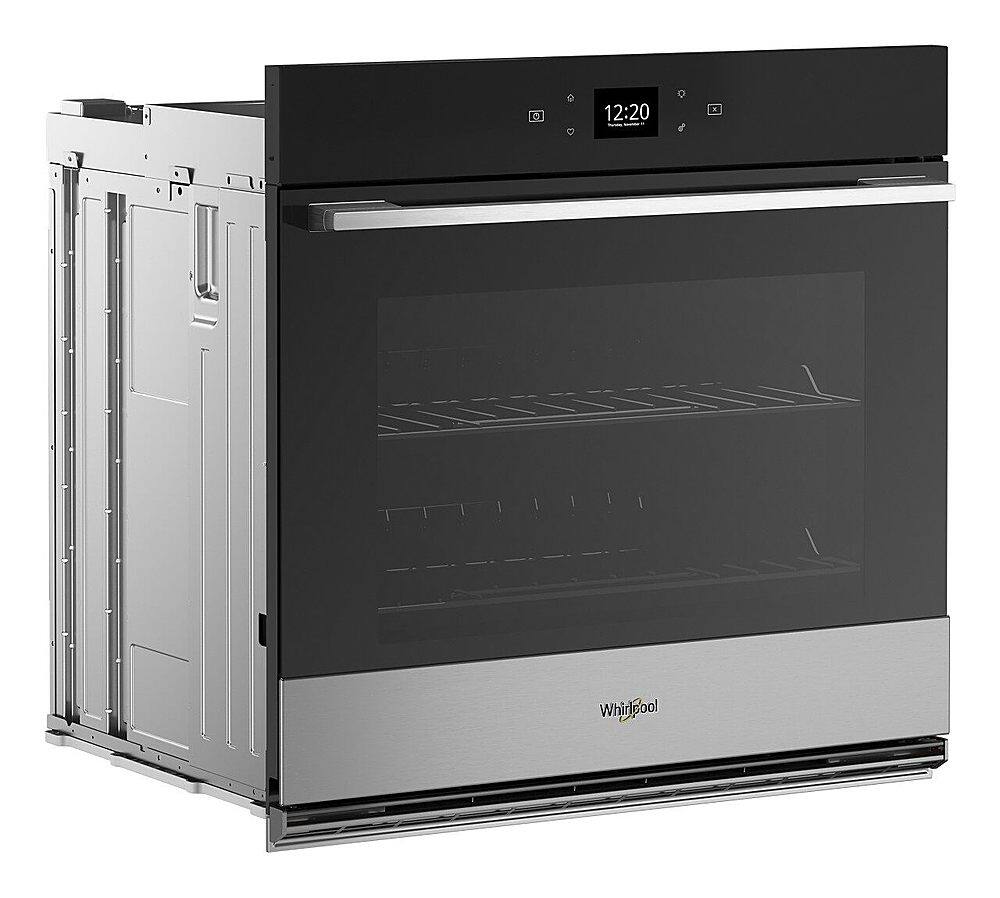 Alt View 2. Whirlpool - 30" Smart Built-In Single Electric Wall Oven with Air Fry - Stainless Steel.
