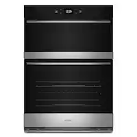 Whirlpool - 30" Smart Built-In Electric Combination Wall Oven with Air Fry - Stainless Steel - Front_Zoom