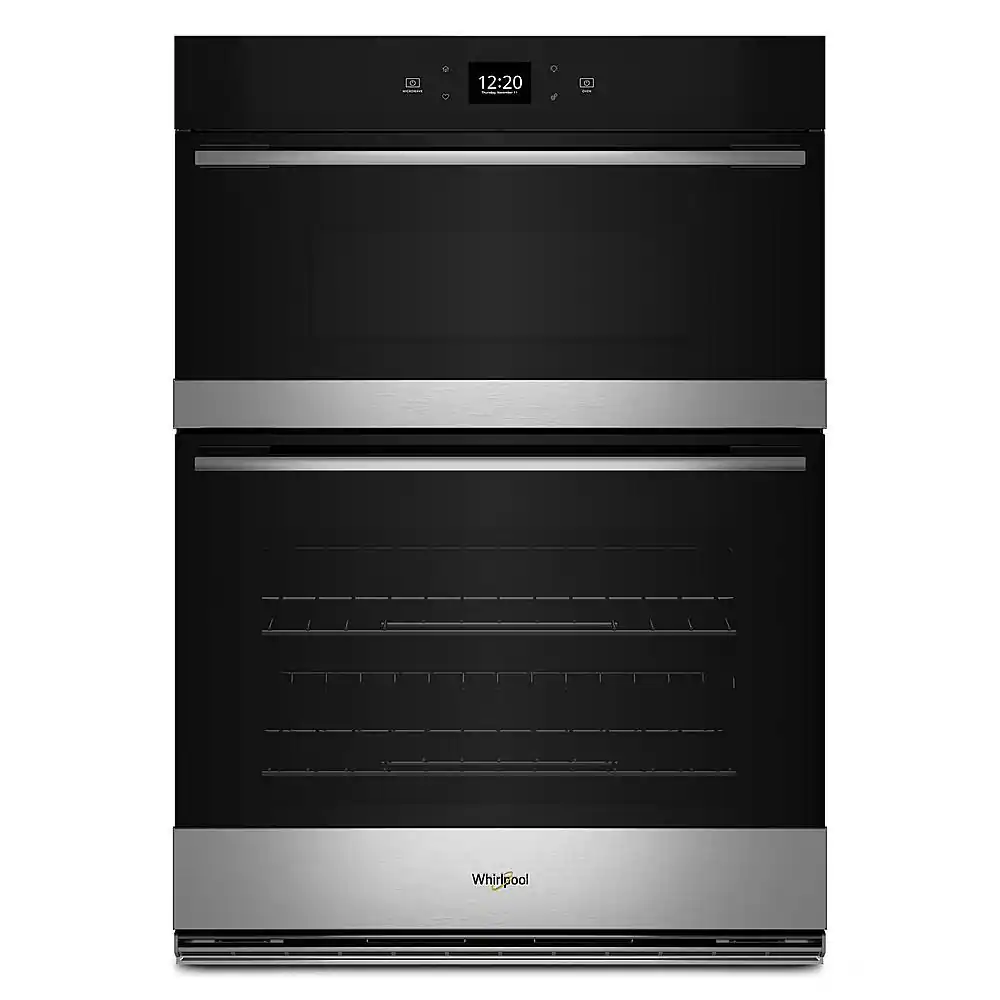 Whirlpool - 30" Smart Built-In Electric Combination Wall Oven with Air Fry - Stainless Steel