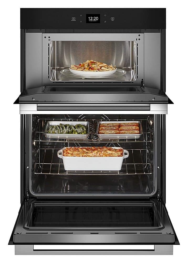 Alt View 13. Whirlpool - 30" Smart Built-In Electric Combination Wall Oven with Air Fry - Stainless Steel.