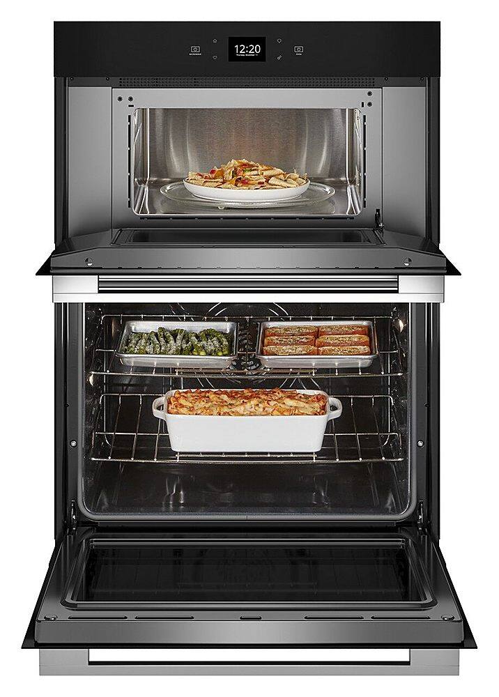 Alt View 13. Whirlpool - 30" Smart Built-In Electric Combination Wall Oven with Air Fry - Stainless Steel.