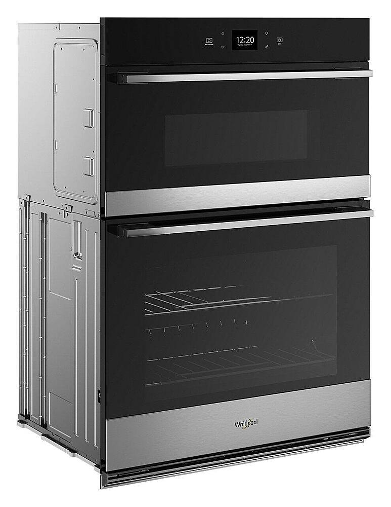 Alt View 1. Whirlpool - 30" Smart Built-In Electric Combination Wall Oven with Air Fry - Stainless Steel.