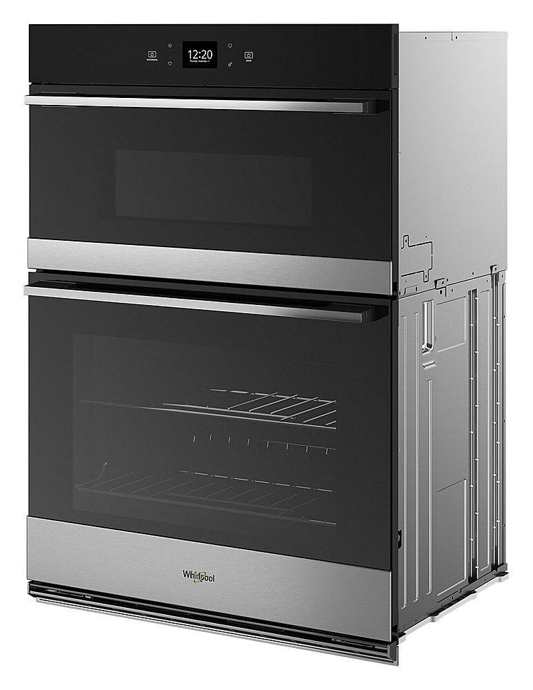 Alt View 2. Whirlpool - 30" Smart Built-In Electric Combination Wall Oven with Air Fry - Stainless Steel.