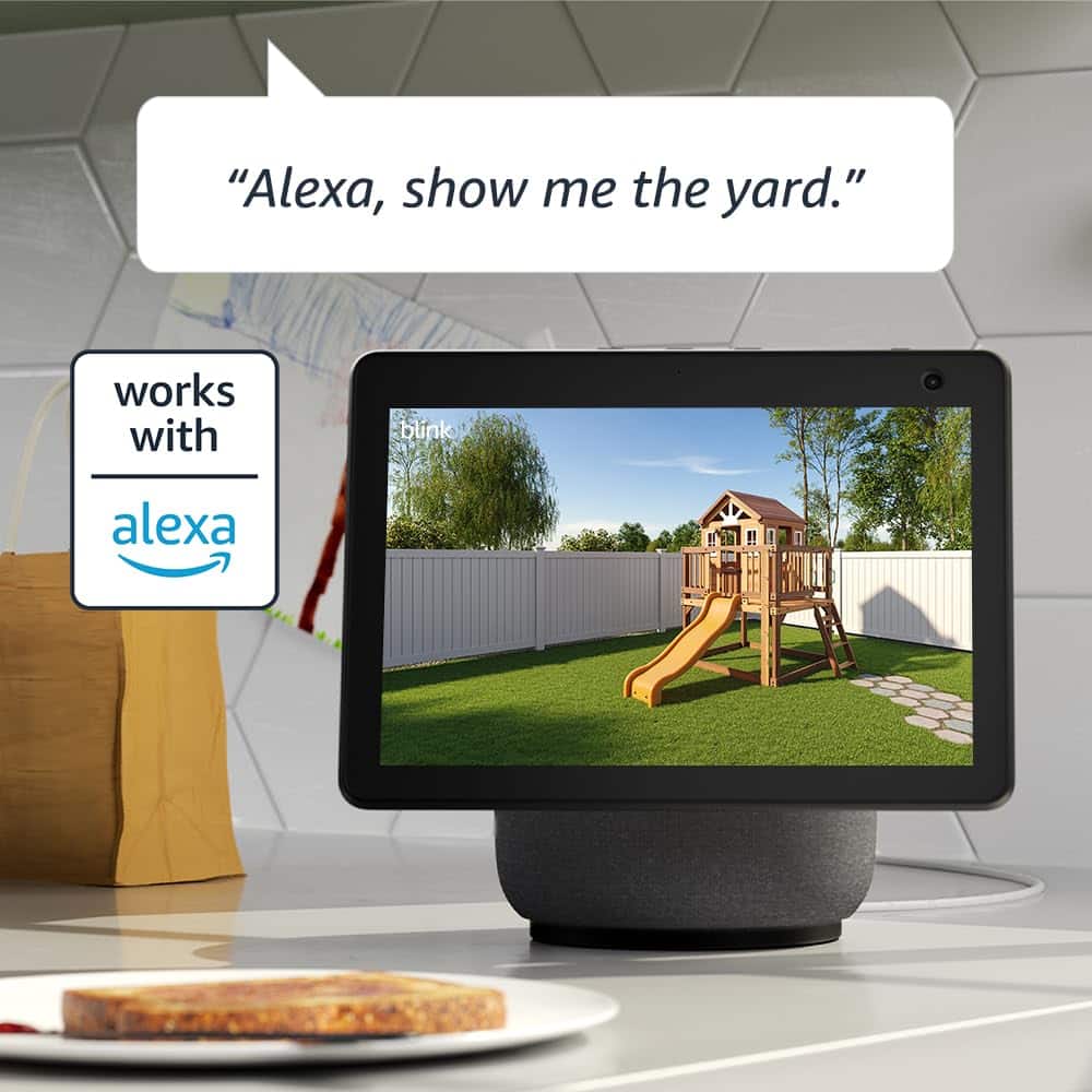 "Alexa, show me the yard." works with Echo Show.