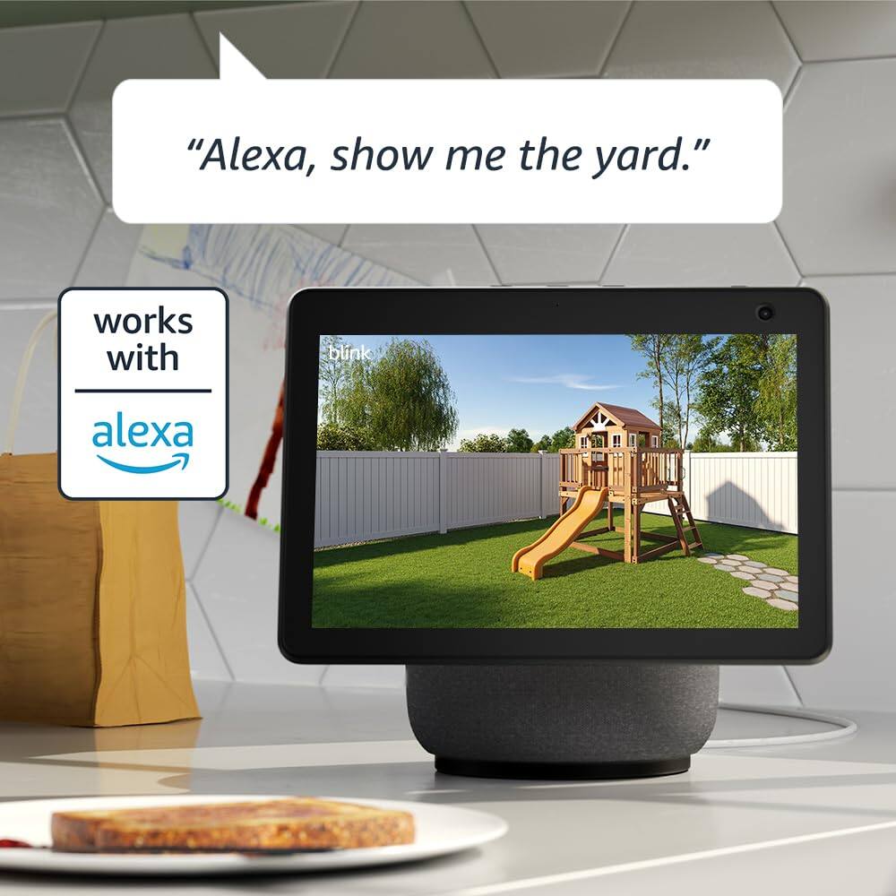 "Alexa, show me the yard." works with Echo Show.