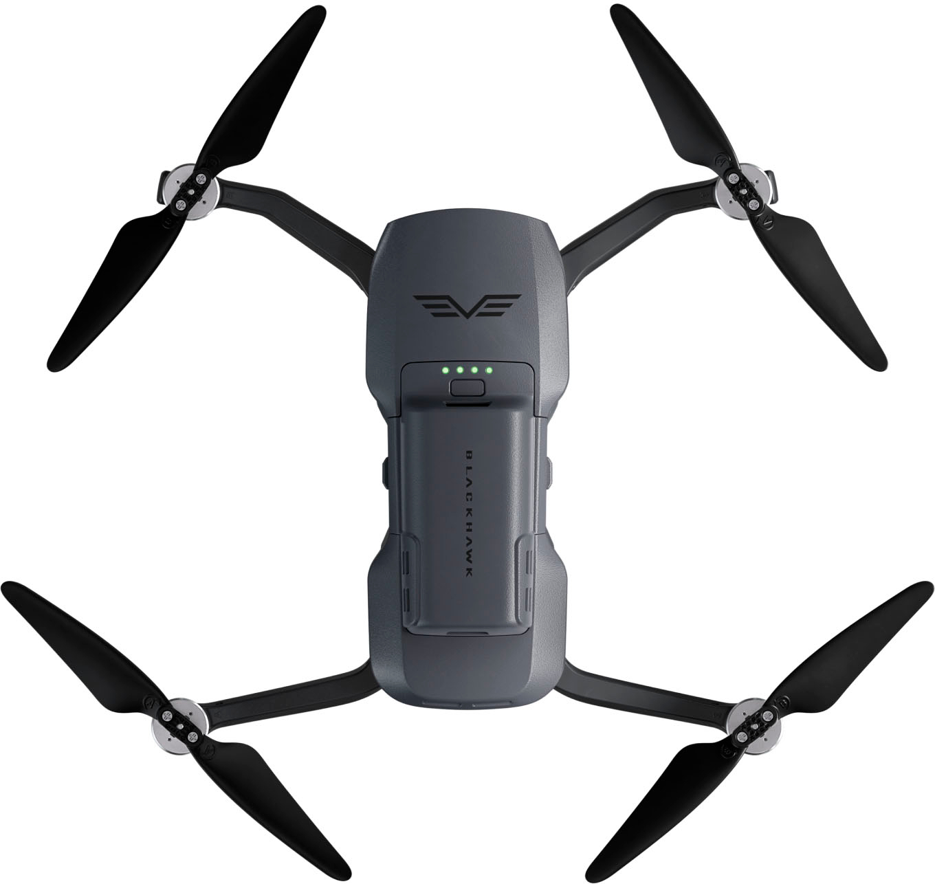 Angle View: EXO Drones - Blackhawk 3 Pro Drone and Remote Control (Android and iOS compatible) - Black