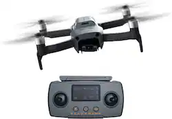EXO Drones - Blackhawk 3 Pro 4K Drone and Remote Control (Android and iOS compatible) - Black - Front_Zoom