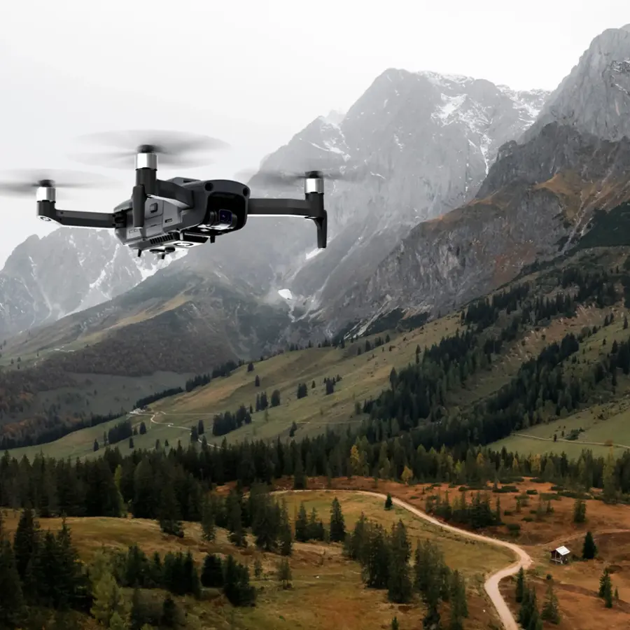 Alt View 13. EXO Drones - Blackhawk 3 Pro Drone and Remote Control (Android and iOS compatible) - Black.