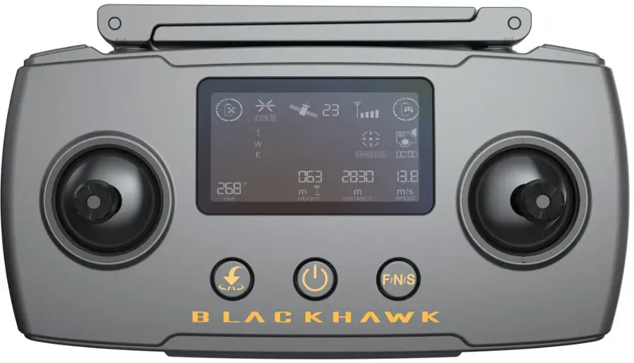 Alt View 21. EXO Drones - Blackhawk 3 Pro Drone and Remote Control (Android and iOS compatible) - Black.