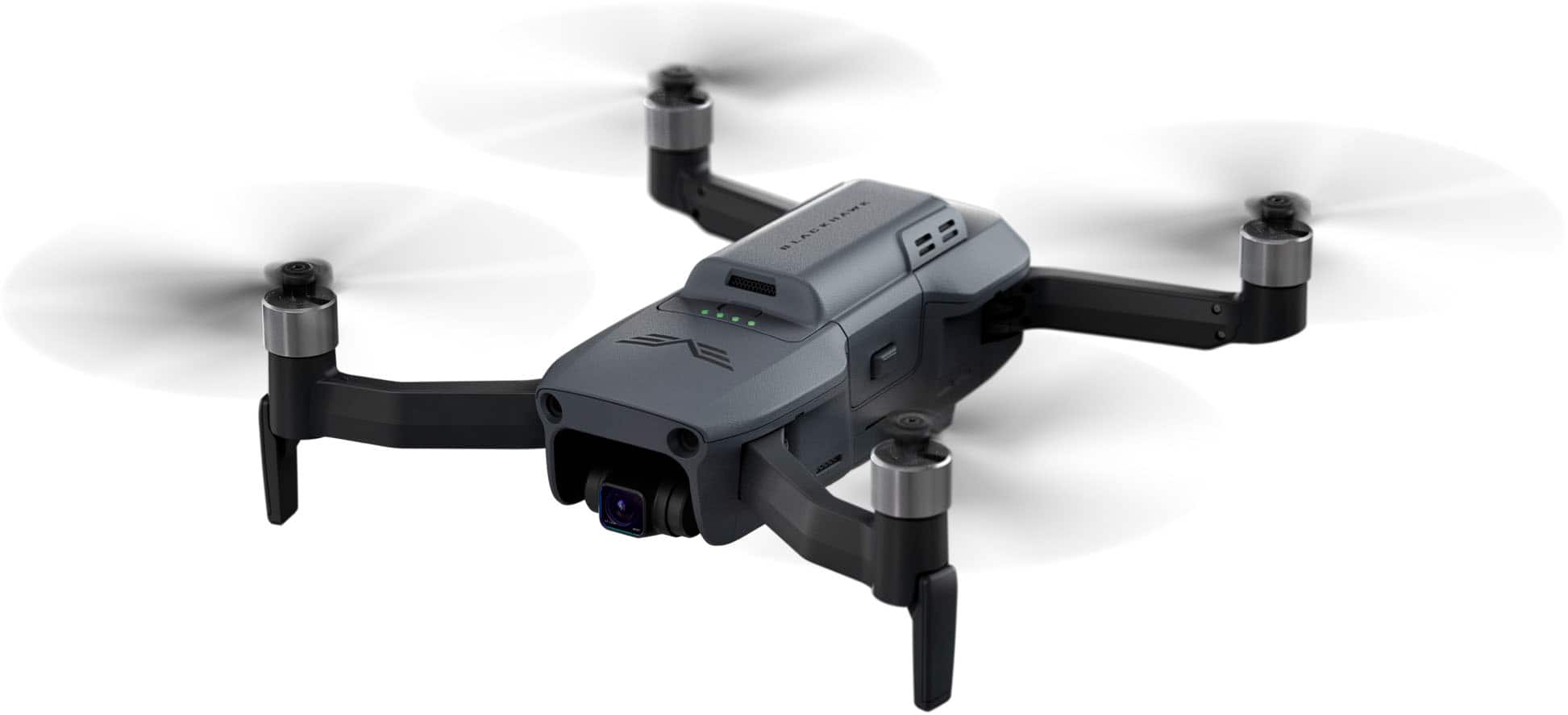 Left. EXO Drones - Blackhawk 3 Pro Drone and Remote Control (Android and iOS compatible) - Black.