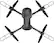 Left. EXO Drones - Recon Drone and Remote Control (Android and iOS compatible) - Black.