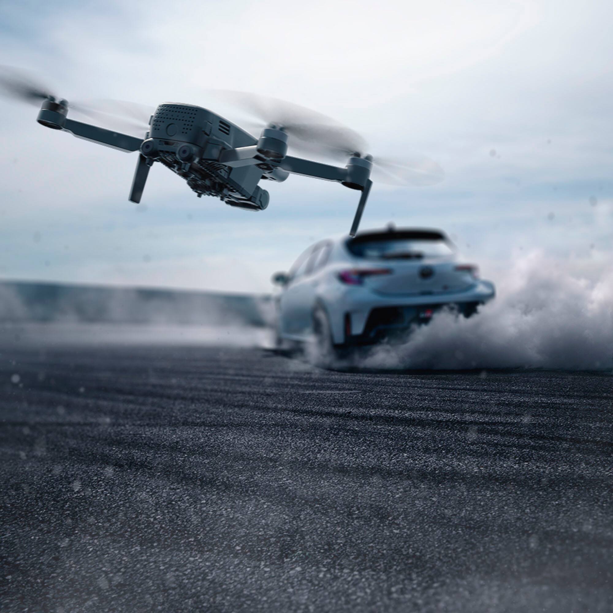 Alt View 14. EXO Drones - Mini Drone and Remote Control (Android and iOS compatible) - Gray.