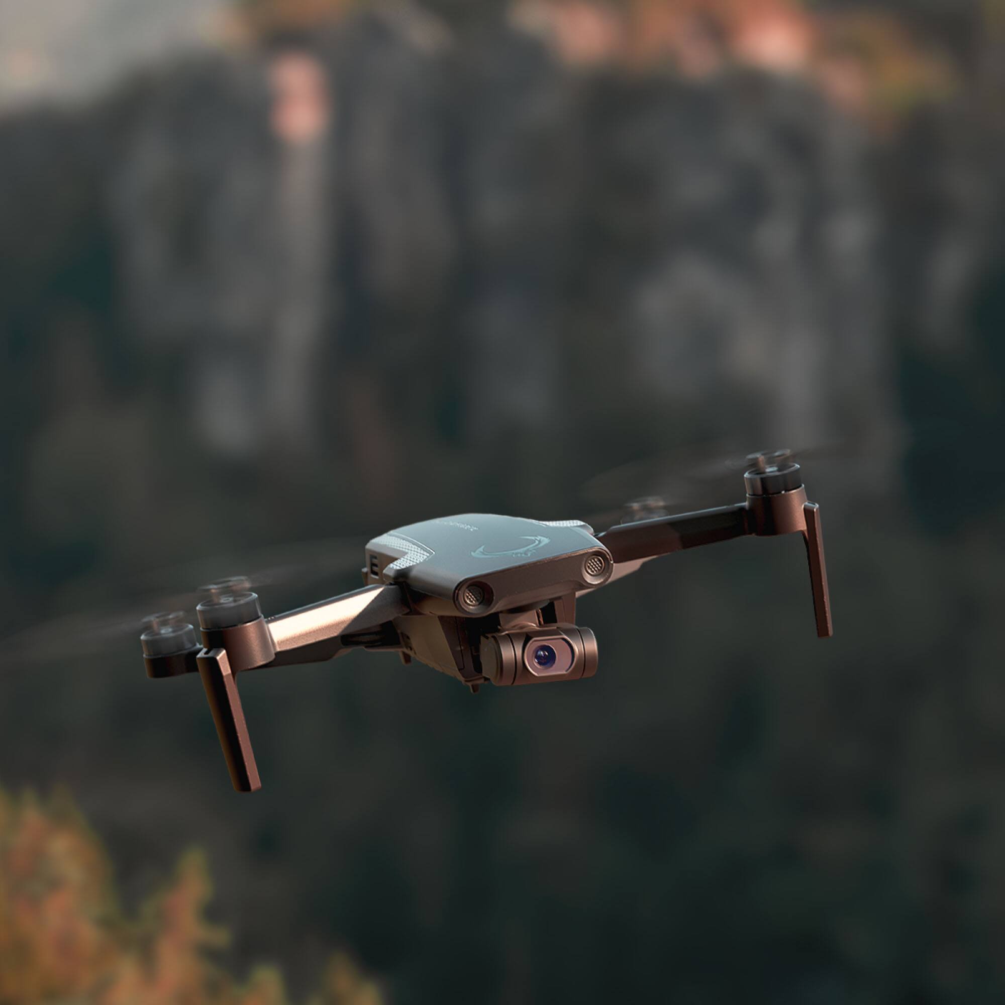 Alt View 21. EXO Drones - Mini Drone and Remote Control (Android and iOS compatible) - Gray.