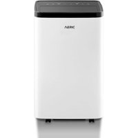 Aeric - 700 Sq. Ft Portable Air Conditioner with 10,000 BTU Heater - White - Front_Zoom