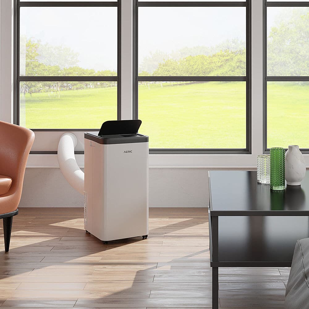 Angle. Aeric - 550 Sq. Ft Portable Air Conditioner - White.